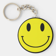 Smiley Keychain Nyckel Ring