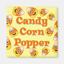 Smileycandy corn Popper Magnet För Kylskåp