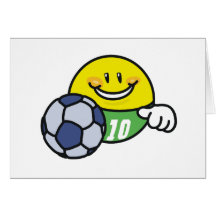 Smileyfotboll Kort
