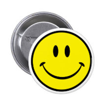 Smileylyckaansikte Knapp Med Nål