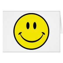 Smileylyckaansikte Kort