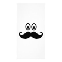Smileymustaschskägg Foto Kort