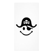 Smileypirat Anpassingsbara Fotokort