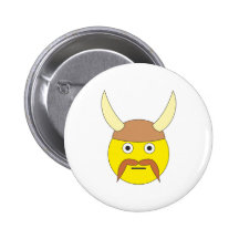 smilie Wikinger Viking Button