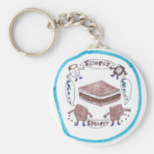 Smores Keychain Nyckel Ring