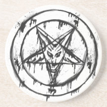 Smutsig Baphomet kustfartyg Underlägg För Glas