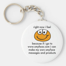 Smyface keychain nyckel ringar