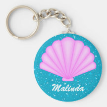 Snäckskal Keychain vid SRF Nyckel Ring