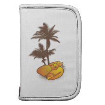 snäckskal och palmtree 1 orange personlig almanackor av folio