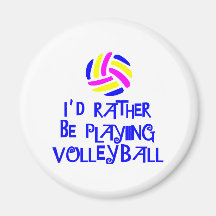 Snarlika VolleyChicks Kylskåpsnagnet