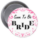 Snart att vara brudBachelorette party - rosa Nål