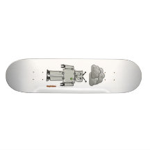 Snart att vara rostig robot skate boards