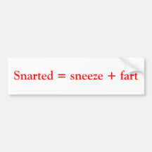 Snarted Bildekal