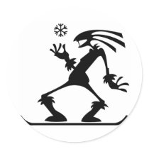 Snobb Runda Klistermärken