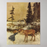 Snödrottningsaga med den Gerda affischen