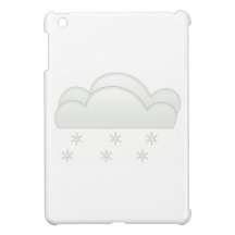 Snöflingor med moln iPad mini skydd