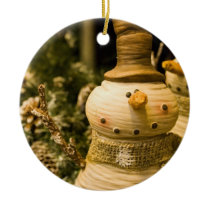 Snögubbe julgransprydnader