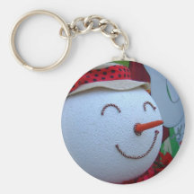 Snögubbe Nyckel Ringar