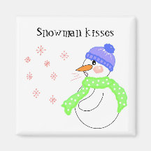 Snögubbekyssar Magneter