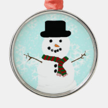 Snögubbeprydnad Julgranskulor