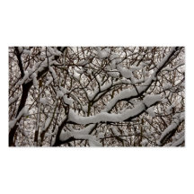 Snöig fick- kalender för grenar 2013 visitkort mall