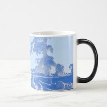 snöig träd i Lapland i Finland Kaffe Koppar