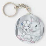 "Snökanin" Keychain Nyckelring