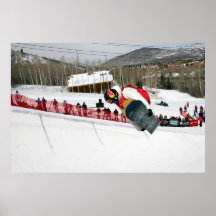 Snowboarding i Park City Affischer