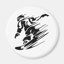 SNOWBOARDING MAGNETER FÖR KYLSKÅP