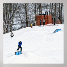Snowboardingväggkonst Posters
