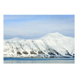 Snowcapped nå en höjdpunkt Woodfjord Svalbard 2 Foton