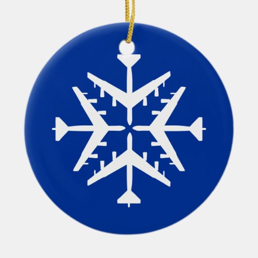 Snowflake för flygplan B-52 Jul Dekorationer