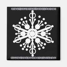 Snowflake Magneter För Kylskåp