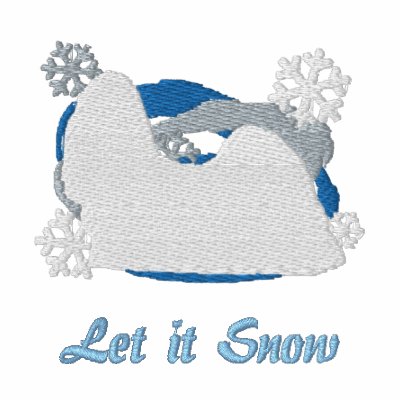 SnowflakeShih Tzu broderad skjorta (långärmaden)