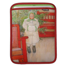 Snowsuit och svenskt julbarn för Muff iPad Sleeve