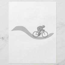 Snyggt som cyklar Themed design i Gray. Personliga Flygblad