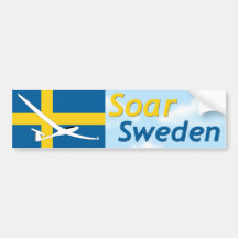 Soar sverigen bildekal