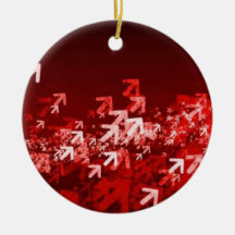 Soaring Arrows Moving Forward Ornaments