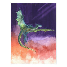Soaring drakevykort