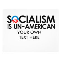 Socialismen är un-Amerikanen Anpassade Inbjudan