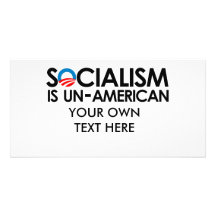 Socialismen är un-Amerikanen Foto Kort