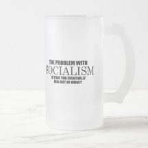 Socialismen - kör ut ur pengar kaffe kopp