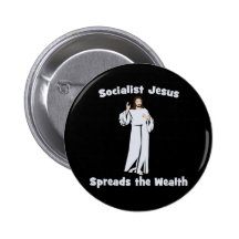 Socialistiska Jesus spridningar rikedomen Pins