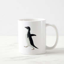 Socialt konstig pingvin kaffe kopp