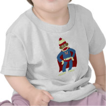Sock monkeySuperhero T-shirt