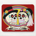 Sockerskalle (engelska) Mousepad för Los Novios, Musmatta