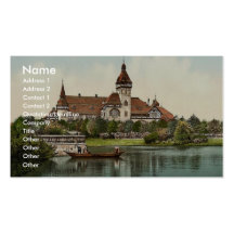 Söder parkerar restaurangen, Breslau, Silesia, Tys Visitkort