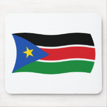 Södra Sudan flagga Mousepad Musmattor