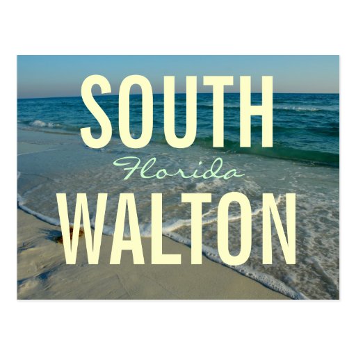 Södra Walton Florida solnedgång Vykort