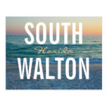 Södra Walton Florida solnedgång Vykort